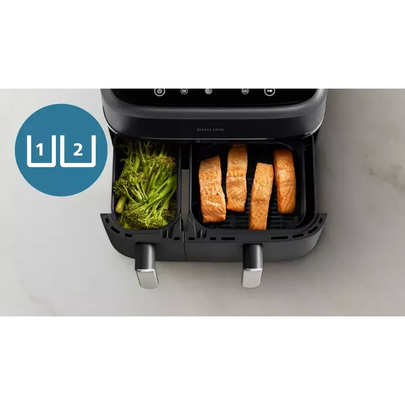 Heißluftfritteuse Philips 3000 Serie NA351/00 — 9 L, 2750 W, 8 Programme, Rapid Air