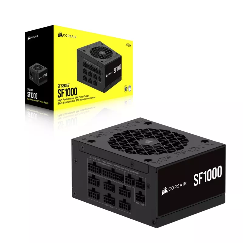 Netzteil CORSAIR CP-9020257-EU — 1000 W, 24-Pin ATX, 80 PLUS Gold, 140-mm-Lüfter, schwarz