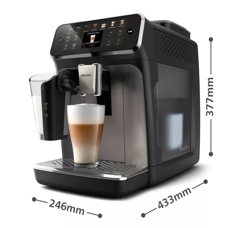 Espressomaschine Philips EP4449/70 – vollautomatisch, 1,8 l Wassertank, 275 g Bohnenbehälter, Keramikmahlwerk, 15 bar