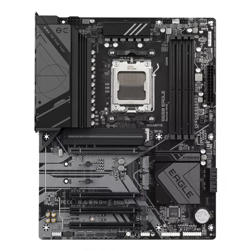 Mainboard GIGABYTE B650 EAGLE ATX, AMD B650-Chipsatz, Sockel AM5, DDR5, 4x DIMM, 3x M.2, PCIe 5.0 x16