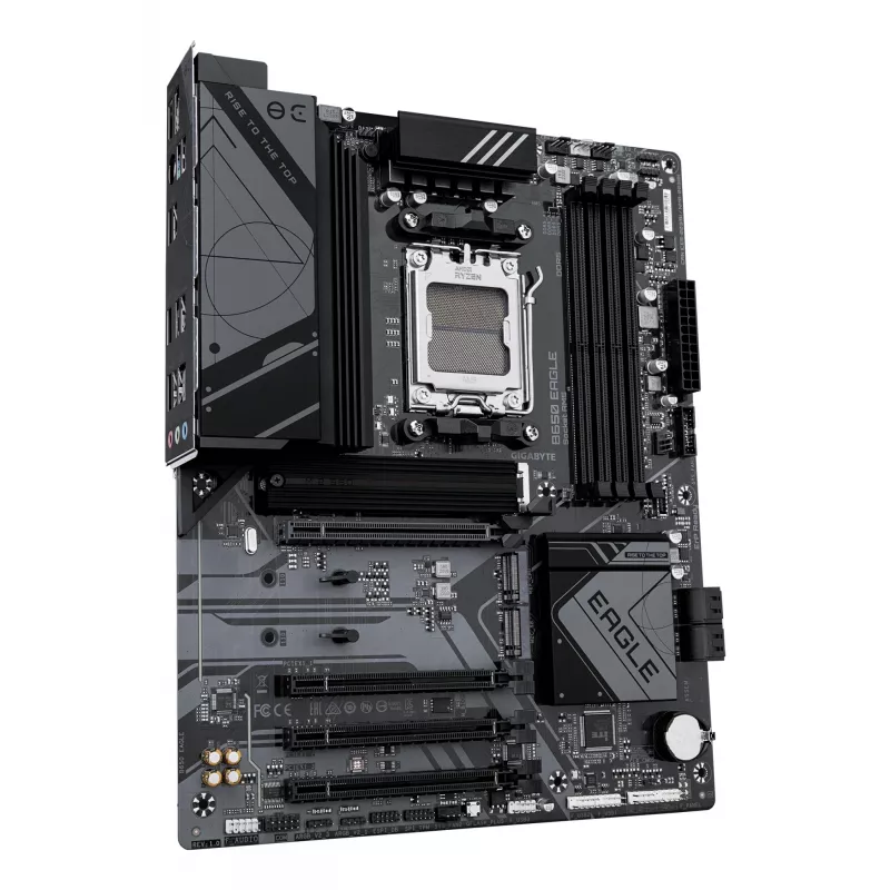 Mainboard GIGABYTE B650 EAGLE ATX, AMD B650-Chipsatz, Sockel AM5, DDR5, 4x DIMM, 3x M.2, PCIe 5.0 x16