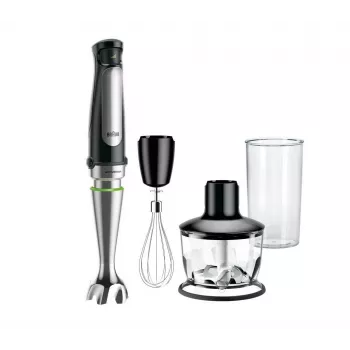 Braun MQ 7035X 0,6 L Stabmixer 1000 W Schwarz, Satinstahl