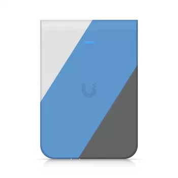 Access Point UBIQUITI U7 Pro Wall – wandmontierter WLAN 6 AP, 2,4/5/6 GHz, 6 Spatial Streams, 2500 Mbit/s LAN, PoE (44–57 V), für den Innenbereich, weiß