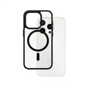 PanzerGlass CARE™ by ® Urban Combat Case Transparent mit schwarzem MagSafe für iPhone 15 Pro