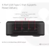 Mobilgerät-Ladegerät CLUB3D CAC-1918 Universal Schwarz AC 4 USB Typ-C Anschlüsse