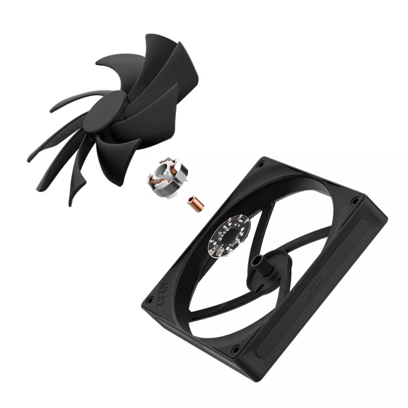 NZXT Cooling Fan F140q 140mm Schwarz Quiet Airflow