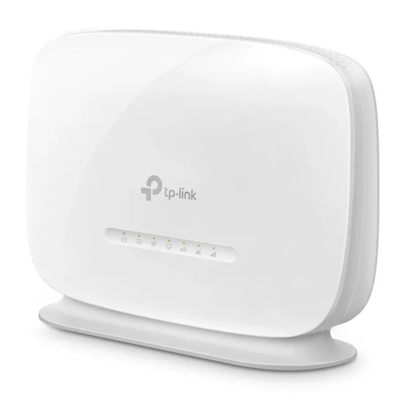 TP-Link 300 Mbps Wireless N 4G LTE Router, Wi-Fi 4 (802.11n), Single-Band (2,4 GHz), Ethernet LAN, 4G, Weiß, Tischrouter
