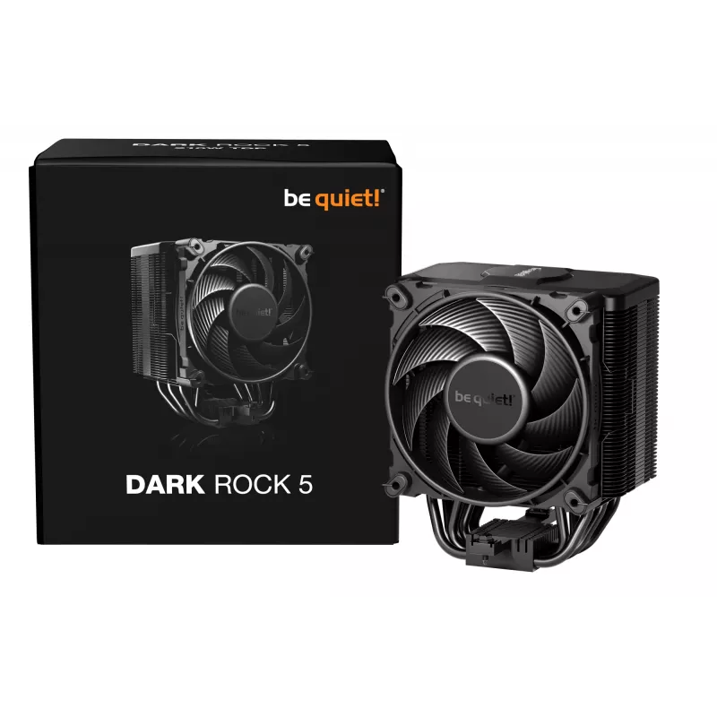 be quiet! DARK ROCK 5 Prozessor-Luftkühler 12 cm Schwarz 1 Stk.
