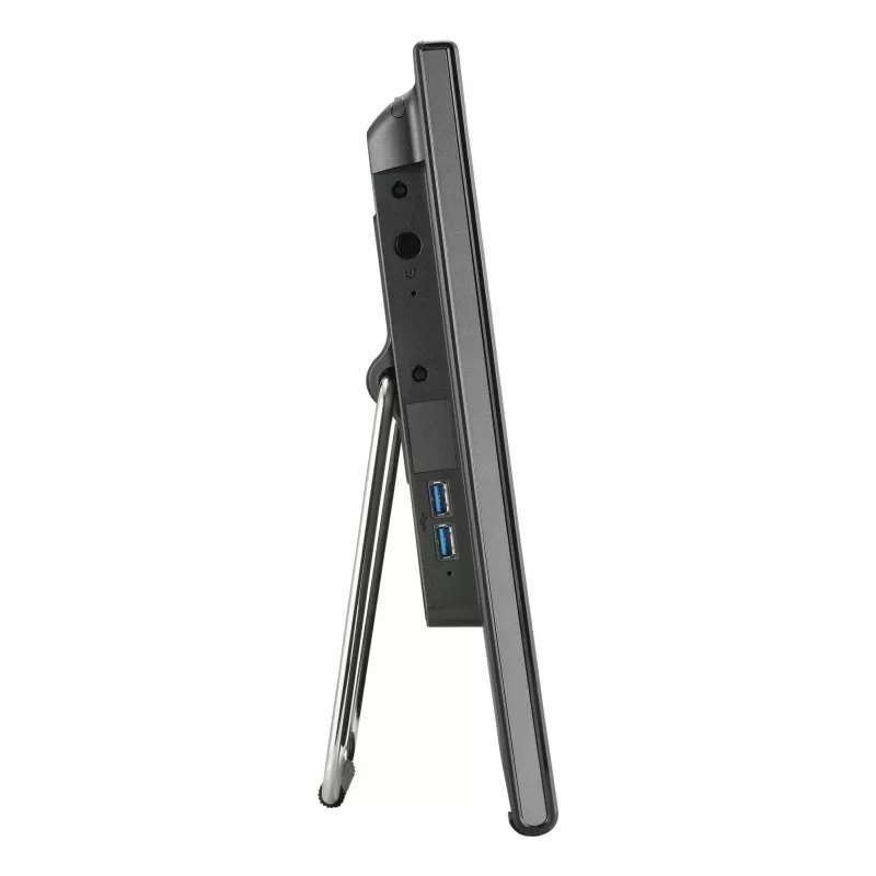 Shuttle All-In-One Barebone X50V9, 15,6 Zoll Single-Touch-Screen (resistiv), Celeron 7305U, WiFi, IP54, lüfterlos, 24/7 Dauerbetrieb