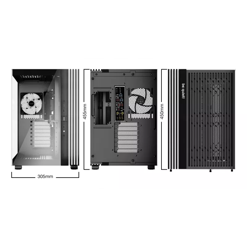 PC-Gehäuse be quiet! LIGHT BASE 600 LX Midi Tower Schwarz