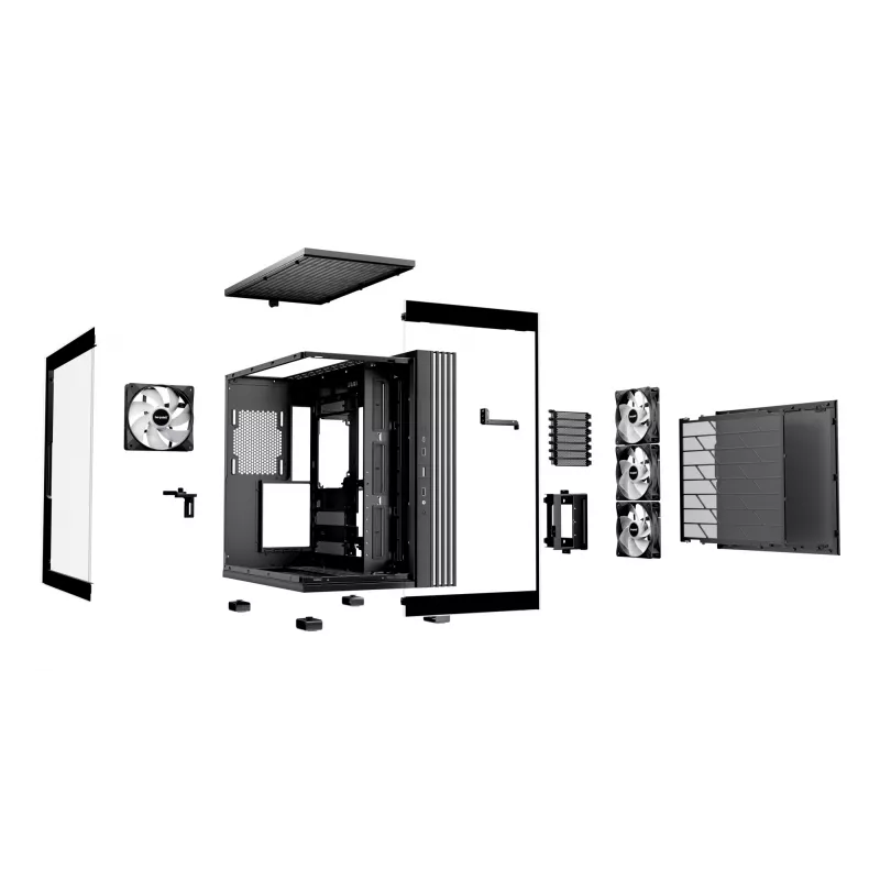 PC-Gehäuse be quiet! LIGHT BASE 600 LX Midi Tower Schwarz