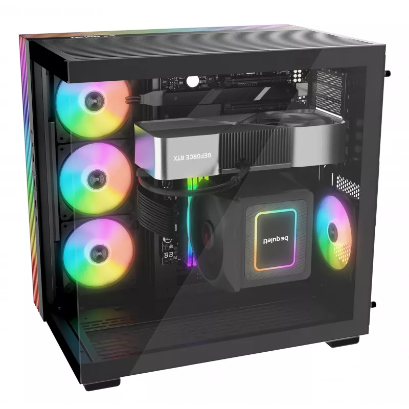 PC-Gehäuse be quiet! LIGHT BASE 600 LX Midi Tower Schwarz