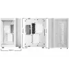 PC-Gehäuse be quiet! LIGHT BASE 600 DX Weiß Midi-Tower, ATX/microATX/Mini-ATX, Glasscheibe, RGB-Front, USB-C