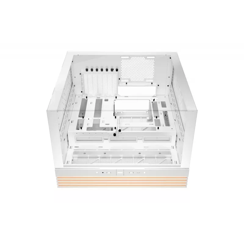 PC-Gehäuse be quiet! LIGHT BASE 600 DX Weiß Midi-Tower, ATX/microATX/Mini-ATX, Glasscheibe, RGB-Front, USB-C