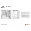 PC-Gehäuse be quiet! LIGHT BASE 600 DX Weiß Midi-Tower, ATX/microATX/Mini-ATX, Glasscheibe, RGB-Front, USB-C