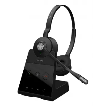 Jabra Engage 65 SE - Stereo, EMEA, Wireless, 40 - 16000 Hz, Office/Call Center, 83 g, Headset, Schwarz