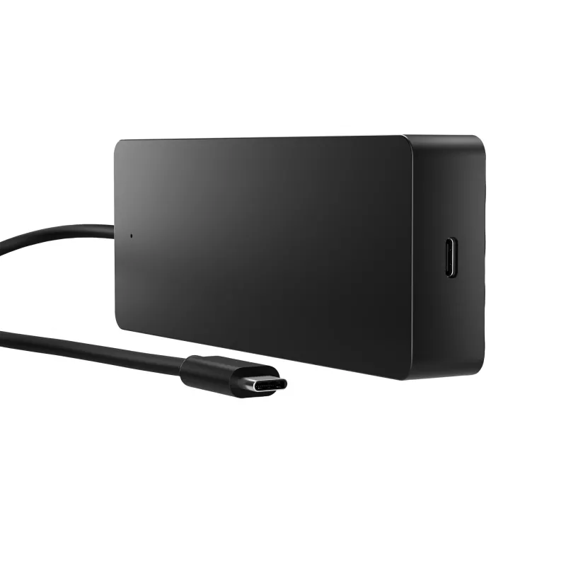 HP Universal USB-C Multiport Hub, kabelgebunden, USB 3.2 Gen 2 (3.1 Gen 2) Type-C, 10,100,1000 Mbit/s, Schwarz, Schwarz, 4K Ultra HD