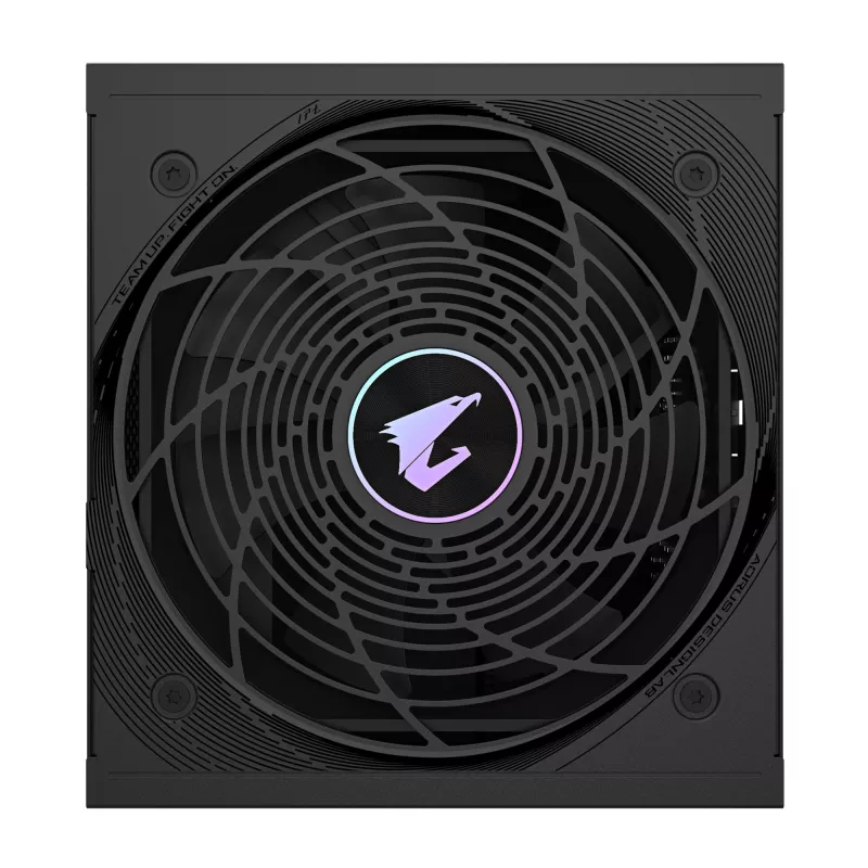 GIGABYTE AORUS ELITE P1000W ICE Netzteil - PCIe 5.0, 80 PLUS Platinum, vollmodulares Design, 120-mm-Lüfter, ATX 3.0 kompatibel, EU-Stecker