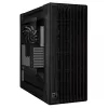 PC-Gehäuse ASUS ProArt PA602 Wood Edition Midi Tower Schwarz — Holz, ATX/EATX-Unterstützung, Temperglas, 4×3,5 Zoll / 8×2,5 Zoll, GPU bis zu 450 mm