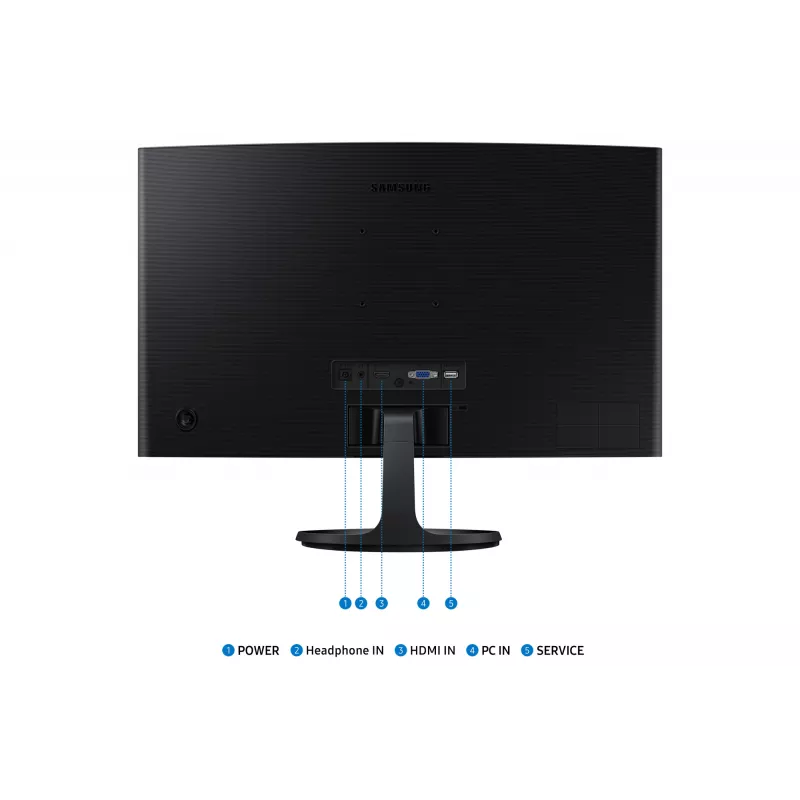 Samsung S36GD Computermonitor 61 cm (24 Zoll) 1920 x 1080 Pixel Full HD LCD Schwarz