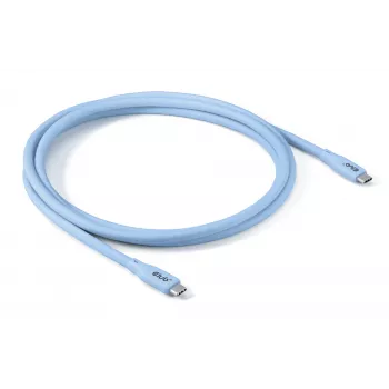 CLUB3D USB-C-Kabel blau, 2 m, USB-C, USB-C, USB4 Gen 2x2, 20 Gbit/s, Blau
