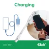 USB-C-Kabel CLUB3D CAC-3001 2m USB4 Gen 3x2 weiß