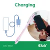 USB-C-Kabel CLUB3D CAC-3002 2m USB4 Gen 3x2 Pink