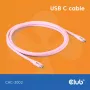 USB-C-Kabel CLUB3D CAC-3002 2m USB4 Gen 3x2 Pink