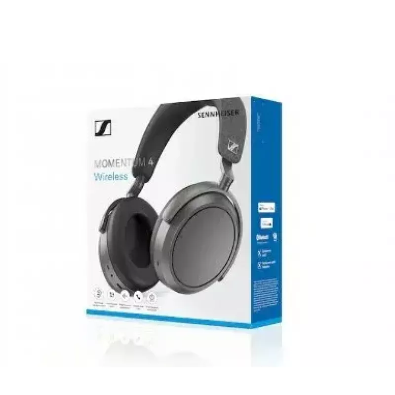 Sennheiser Momentum Wireless Kopfhörer — Bluetooth 5.2, 20 h Akku, Geräuschreduzierung, 6–22000 Hz, Graphit