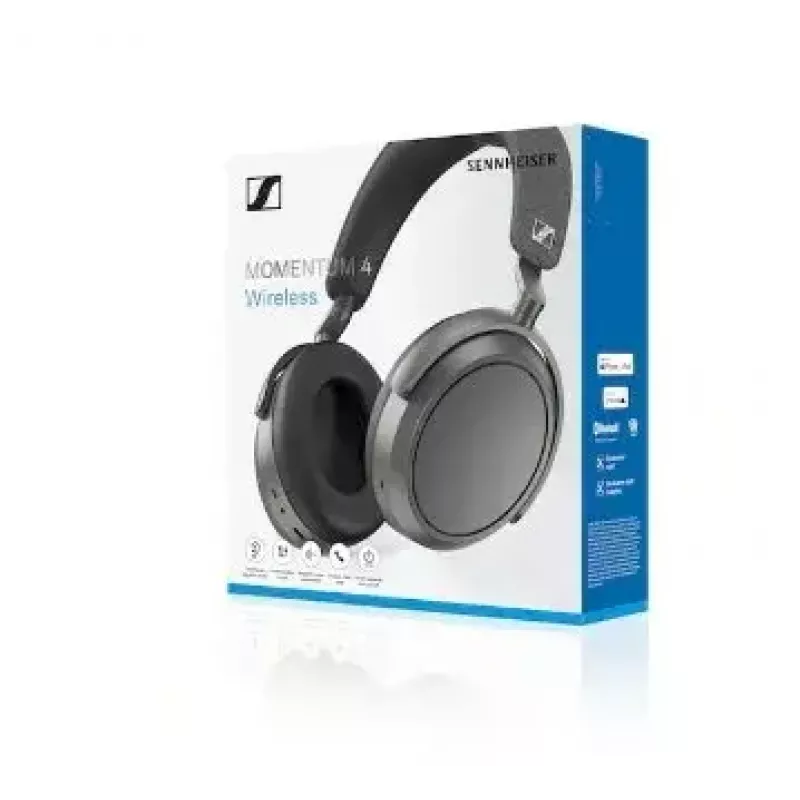 Sennheiser Momentum Wireless Kopfhörer — Bluetooth 5.2, 20 h Akku, Geräuschreduzierung, 6–22000 Hz, Graphit