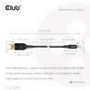 USB-Typ-C-auf-DisplayPort-2.1-Kabel, Club 3D CAC-1559, bidirektional, VESA DP80-zertifiziert, 1 m