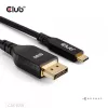 USB-Typ-C-auf-DisplayPort-2.1-Kabel, Club 3D CAC-1559, bidirektional, VESA DP80-zertifiziert, 1 m