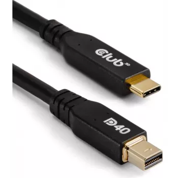 CLUB3D CAC-1561 DisplayPort-Kabel 2 m Mini DisplayPort USB Type-C Schwarz
