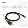 CLUB3D Mini DisplayPort™ auf DisplayPort™ Bidirektionales VESA DP80 Zertifiziertes Kabel M/M 1m/3.28ft