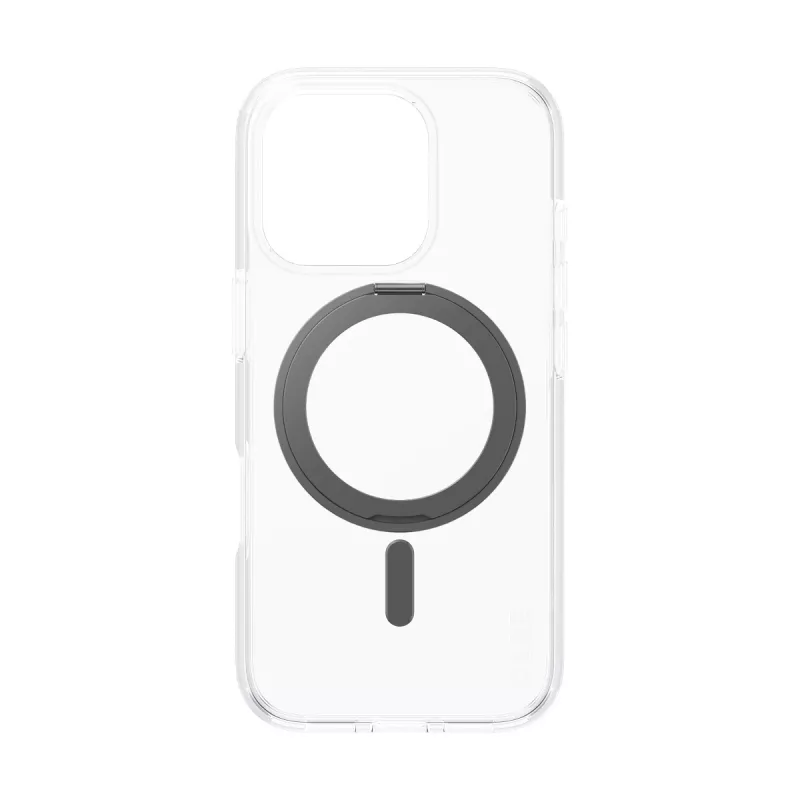 PanzerGlass CARE™ by ® Case Transparent mit schwarzem Kickstand & MagSafe iPhone 16 Pro