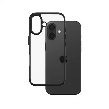 PanzerGlass CARE™ by ® Urban Combat Hülle Transparent mit schwarzem Rahmen iPhone 16