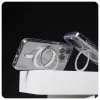 PanzerGlass CARE™ by ® Case Transparent mit silbernem Kickstand & MagSafe iPhone 16 Pro