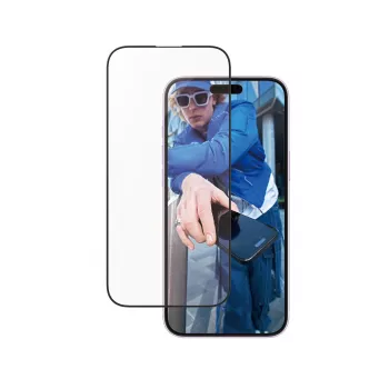 PanzerGlass® Displayschutz Aluminiumrahmen iPhone 16 Plus | 15 Plus | Ultra-Wide Fit