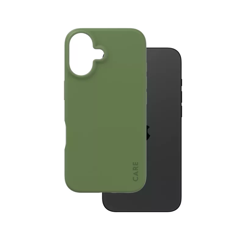 PanzerGlass CARE™ by ® Hülle Grün iPhone 16