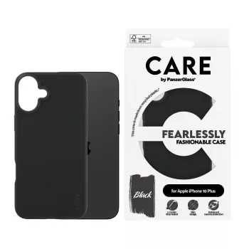 PanzerGlass CARE™ by ® Hülle Schwarz iPhone 16 Plus