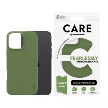 Cover PanzerGlass CARE by ® modische Hülle Grün iPhone 16 Pro Max
