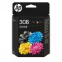 HP 308 2er-Pack Schwarz/Dreifarbig Original Tintenpatronen Kombi