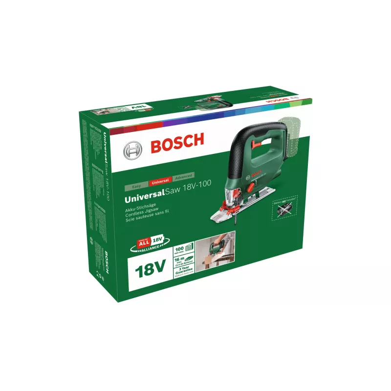 Bosch Universal Saw 18V-100 Stichsäge 2600 spm 2 kg