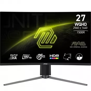 MSI MAG 27CQ6PF Computer Monitor 68,6 cm (27 Zoll) 2560 x 1440 Pixel Wide Quad HD LCD Schwarz