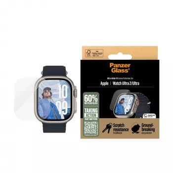 PanzerGlass ® Displayschutzfolie Apple Watch Ultra 3 | Ultra 2 | Ultra | 49mm