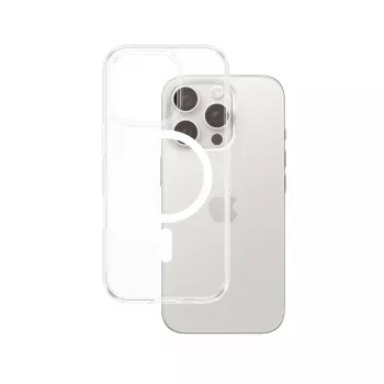 Cover PanzerGlass HardCase Transparent w. White MagSafe iPhone 16 Pro