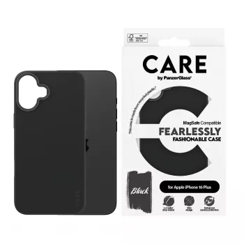 PanzerGlass CARE™ by ® Case Black w. MagSafe iPhone 16 Plus, Cover, Apple, Apple - iPhone 16 Plus, Black