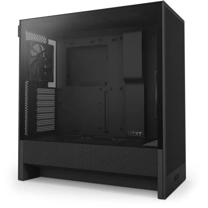 NZXT H5 Flow (2024) Mid Tower ATX Gehäuse, Schwarz