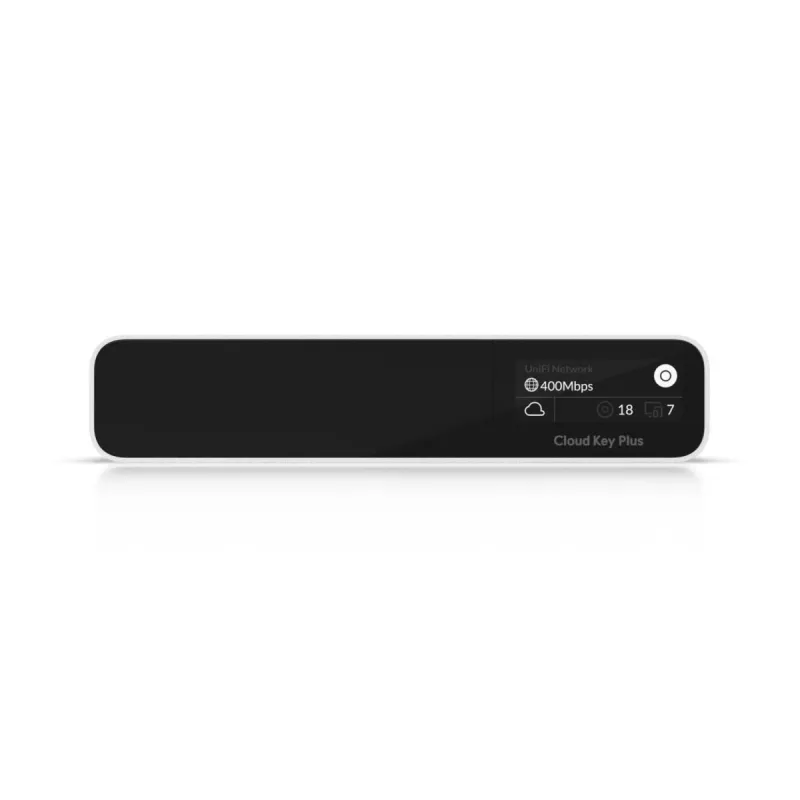 Netzwerk-Gateway/Controller UBIQUITI CloudKey+ UCK-G2-SSD mit 1 TB SSD, 3 GB RAM, OLED-Display, PoE, Gigabit Ethernet