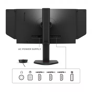 ZOWIE XL2566X+ Computer-Monitor 62,2 cm (24,5 Zoll) 1920 x 1080 Pixel Full HD Schwarz
